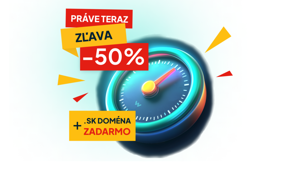 Zľavy 50% na naše služby